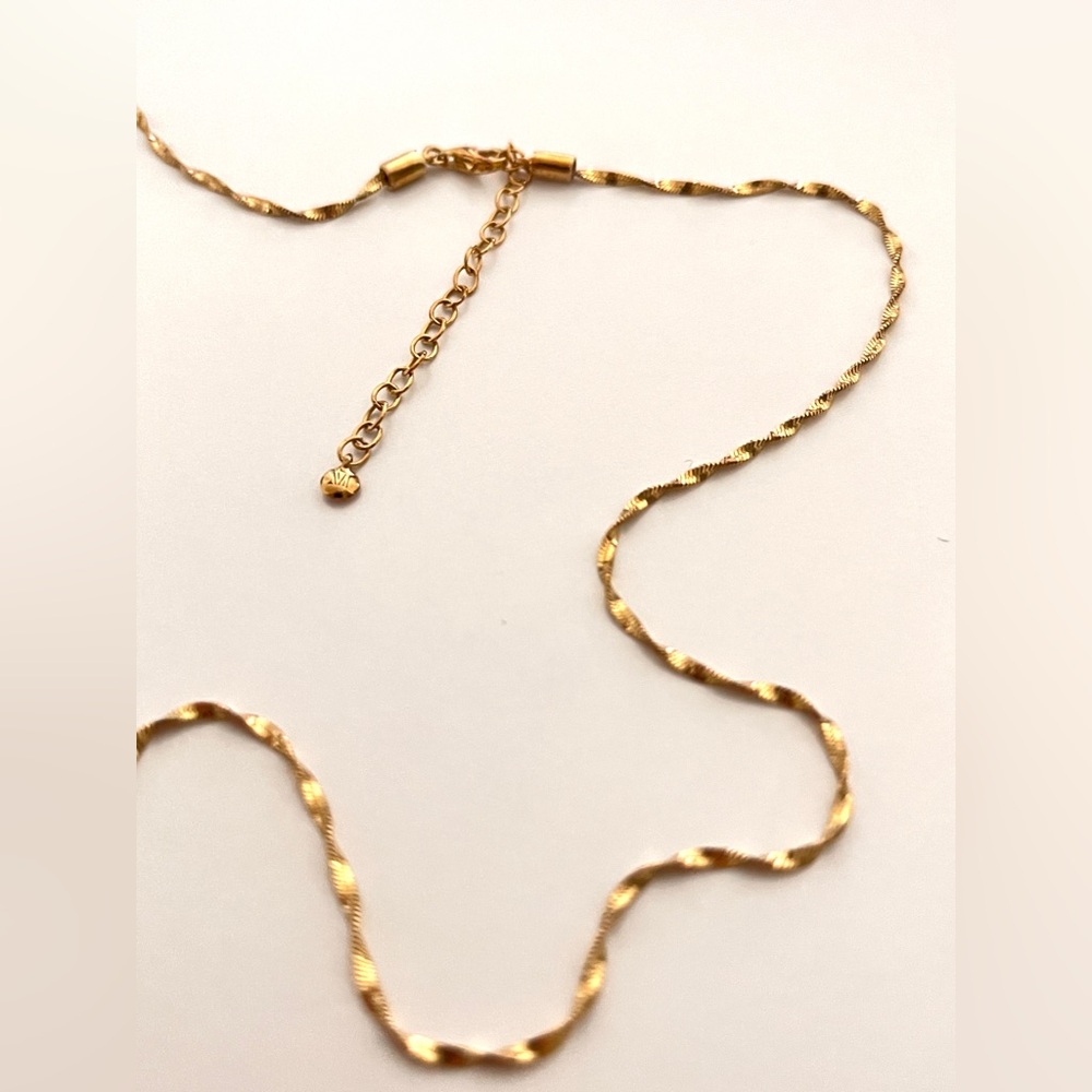 Monica Vinader Disco Chain Necklace 18-20” 18K Gold Vermeil Adjustable - Picture 7 of 7